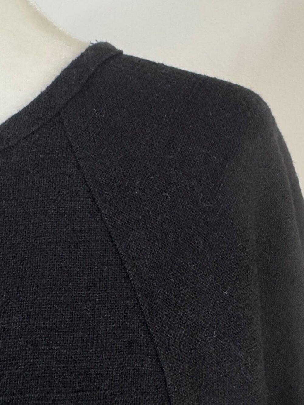 House Of Harlow 1960 Top Black Cropped Puff Sleeve Sz XS Keyhole Back - Picture 2 of 11